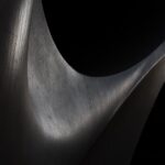 photo of a abstract art in black background